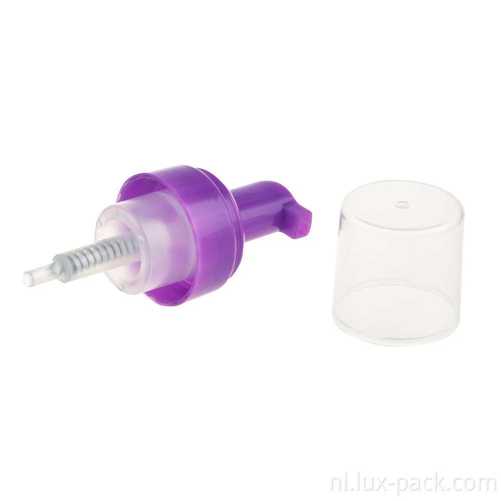 Schuimende zeepfles dispenser spuitpompen pompschuimspuiter